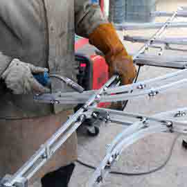 precalentamiento de soldadura de aluminio