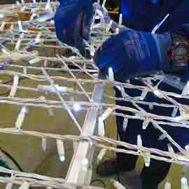 instalaci�n de luces led