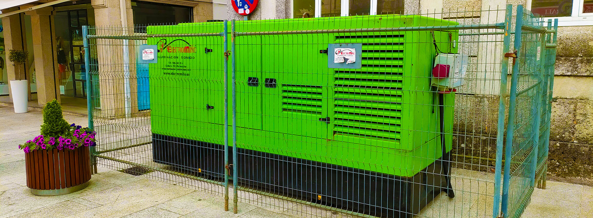 Electromi�o, alquiler de generadores, montajes de l�neas de energ�a